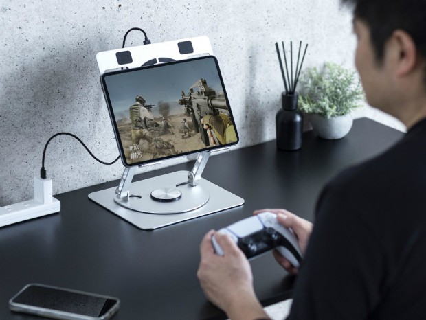 100mmファンを搭載したアルミニウム製ノートPCスタンドがサンワサプライから