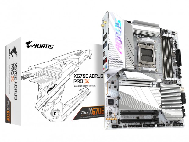 20フェーズ電源搭載の白いX670Eゲーミングマザー、GIGABYTE「X670E AORUS PRO X」国内発売開始