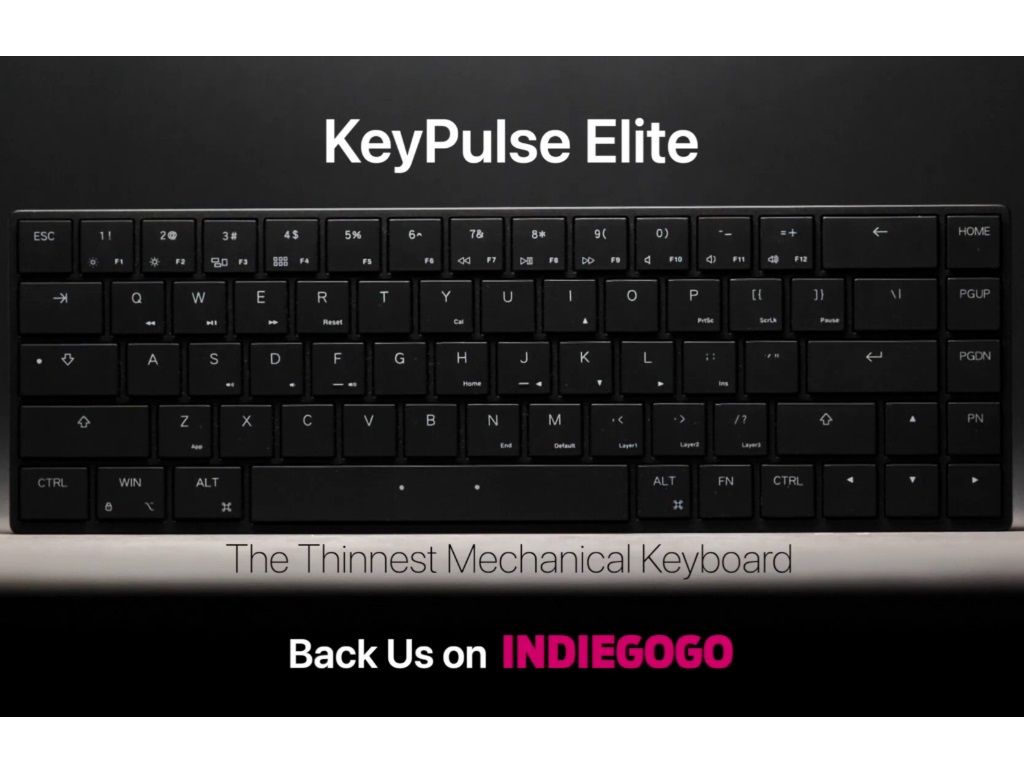 次に来るモノ】快適な打鍵感を実現したUltra Low Profileスイッチ採用