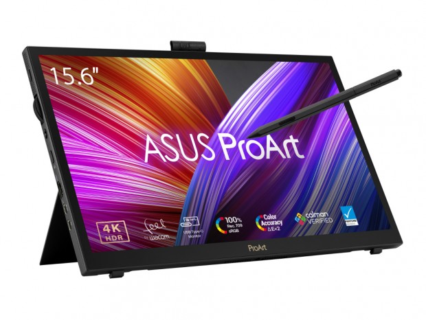ASUS ProArtから34.1型ウルトラワイド湾曲液晶とタッチペン付き15.6型4Kモバイル液晶発売