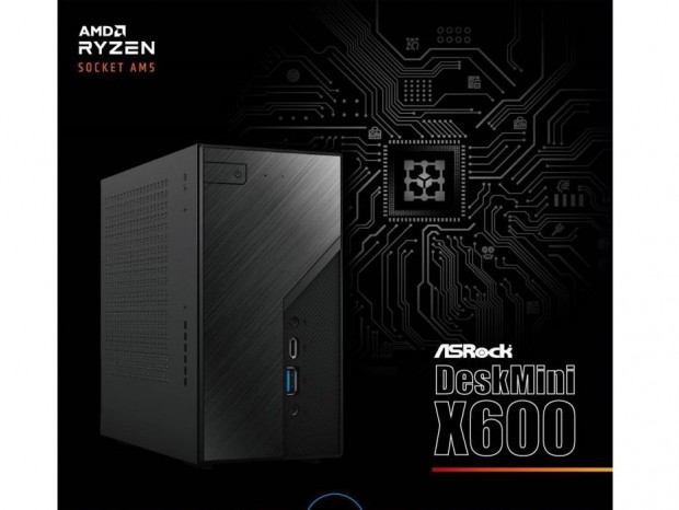 Ryzen 8000G/7000対応の小型ベアボーンキット、ASRock「DeskMini X600」発売日確定