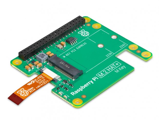 Raspberry Pi 5にM.2 SSDを接続できる拡張基板「Raspberry Pi M.2 HAT+」が発表