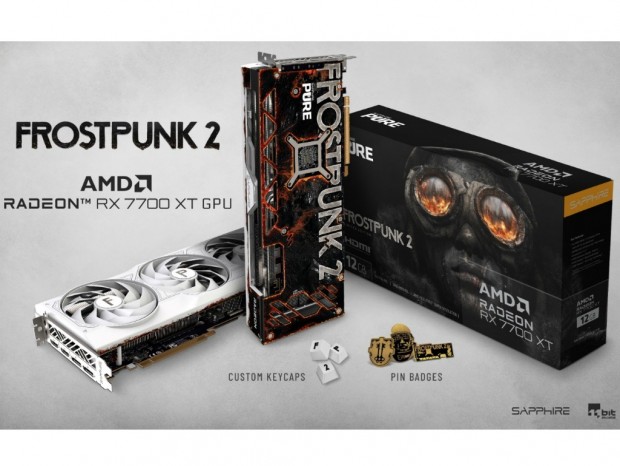 Frostpunk 2デザインのRadeon RX 7700 XTグラフィックスカードがSAPPHIREから