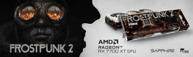 SAPPHIRE PURE AMD Radeon RX 7700 XT Frostpunk 2 Edition 12GB