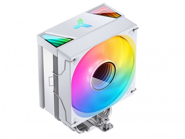 TDP230W対応のスリムサイドフローCPUクーラー、JONSBO「CR-1000 V2 PRO ARGB White」