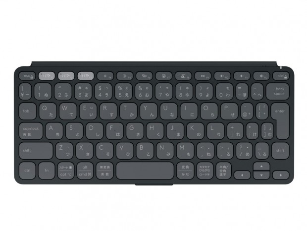 “ロジクール史上最もポータブル”を謳う薄型・軽量ワイヤレスキーボード「Keys-to-Go 2」