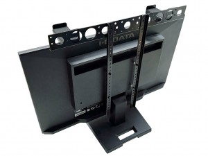 モニターアーム対応サウンドバースタンド VESA式