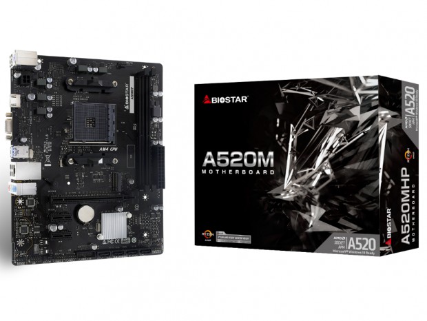 AMD A520採用のエントリーMicroATXマザーボード、BIOSTAR「A520MHP」