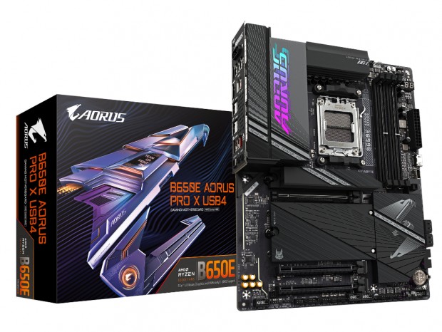 2基のUSB4とWi-Fi 7を搭載したAM5マザーボード、GIGABYTE「B650E AORUS PRO X USB4」