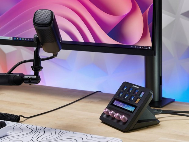 Elgato、「Stream Deck +」の背面に装着するXLRマイク用ドックとUSB