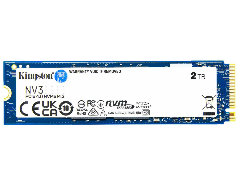 MTBF200万時間、最大容量4TBのPCIe 4.0 SSD、Kingston「NV3