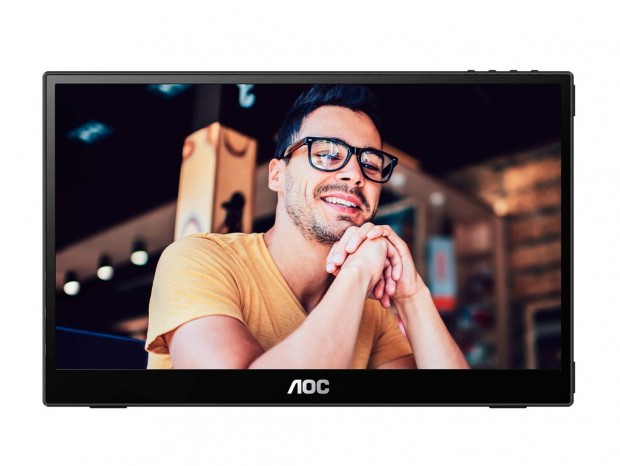 AOC、スリムで軽い15型のフルHD IPSポータブル液晶「16T3EA」