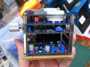 真空管式メインアンプ（キット自作品）　ジャンク出品 付属の3種基板で多彩な真空管に対応する「真空管アンプ実験