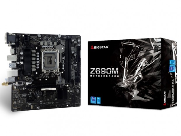 Intel Z690チップ採用のエントリーMicroATXマザーボード、BIOSTAR「Z690MX2-E D4」