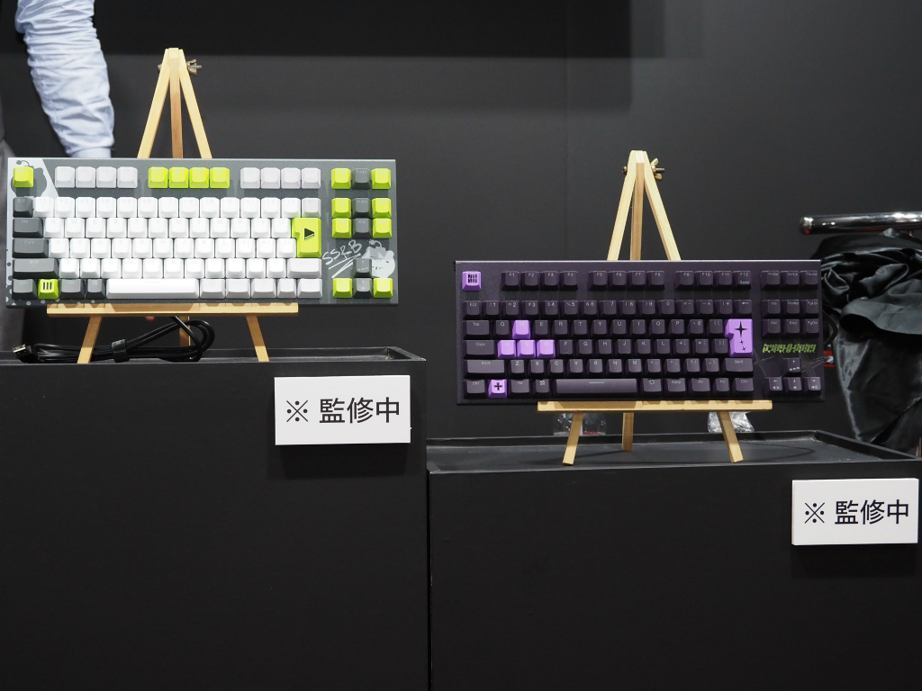 TGS2024：東プレ、ホロライブコラボデザインのゲーミングキーボード2