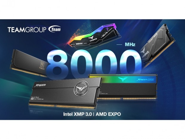 最大8,000MHzのAMD EXPO/Intel XMP 3.0対応オーバークロックDDR5メモリ