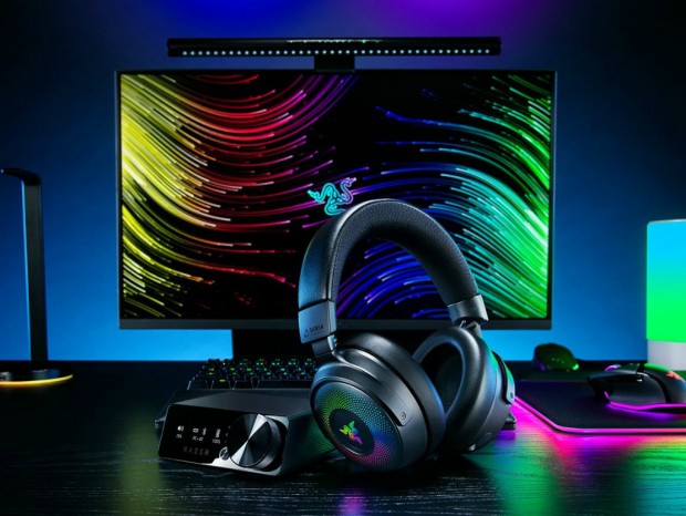 Razer、触覚フィードバック搭載のトライモード接続ヘッドセット「Kraken V4 Pro」発売
