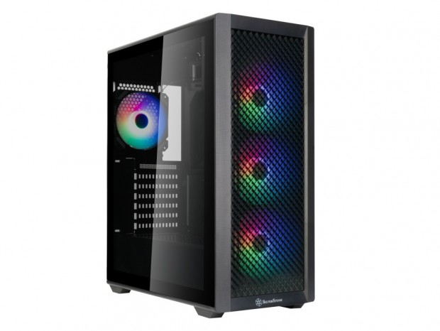 120mmレインボーファンを4基搭載するフロントメッシュミドルタワー、SilverStone「FARA 515XR」
