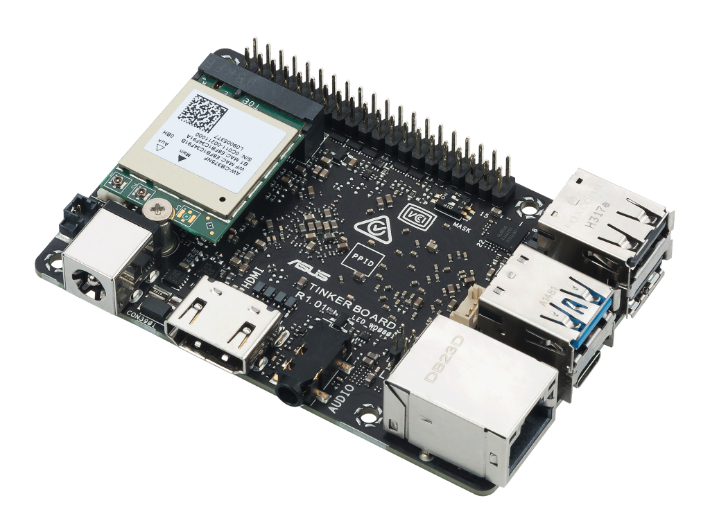 ASUS IoT、AI対応シングルボードコンピュータ「Tinker Board 3/3S