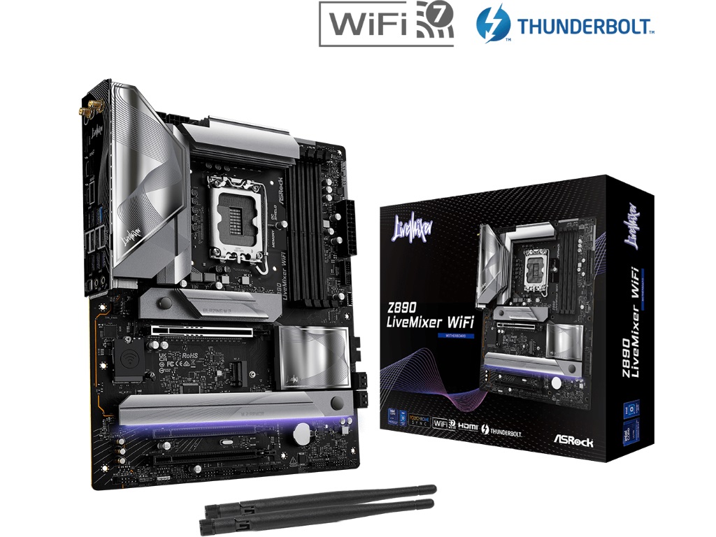 Amazonプライムデー】23ポートのUSBを搭載するASRock「Z890 LiveMixer