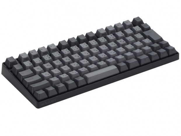 重さ約半分で持ち運びやすい70％ワイヤレスキーボード、東プレ