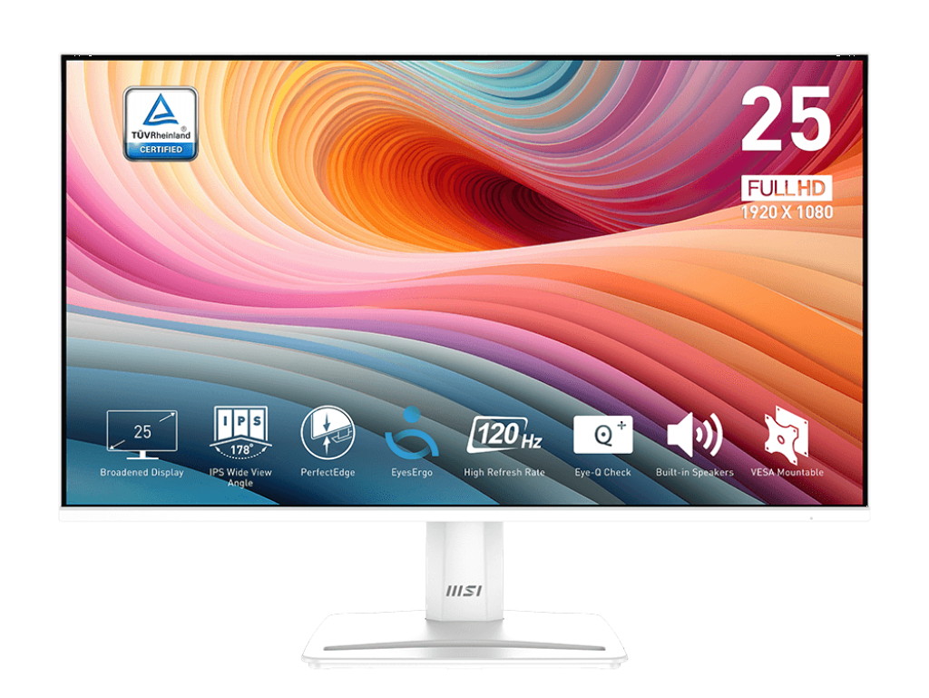 MSI、120Hz駆動に対応するビジネス向け24.5型フルHD液晶「PRO MP251W