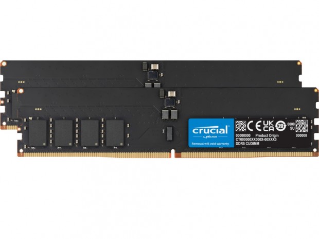 Crucial、クロックドライバを搭載した高速DDR5メモリ「CUDIMM/CSODIMM