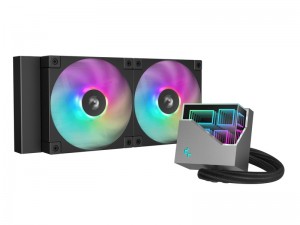 カスタムピクセルディスプレイ搭載のAIO水冷、DeepCool「LP