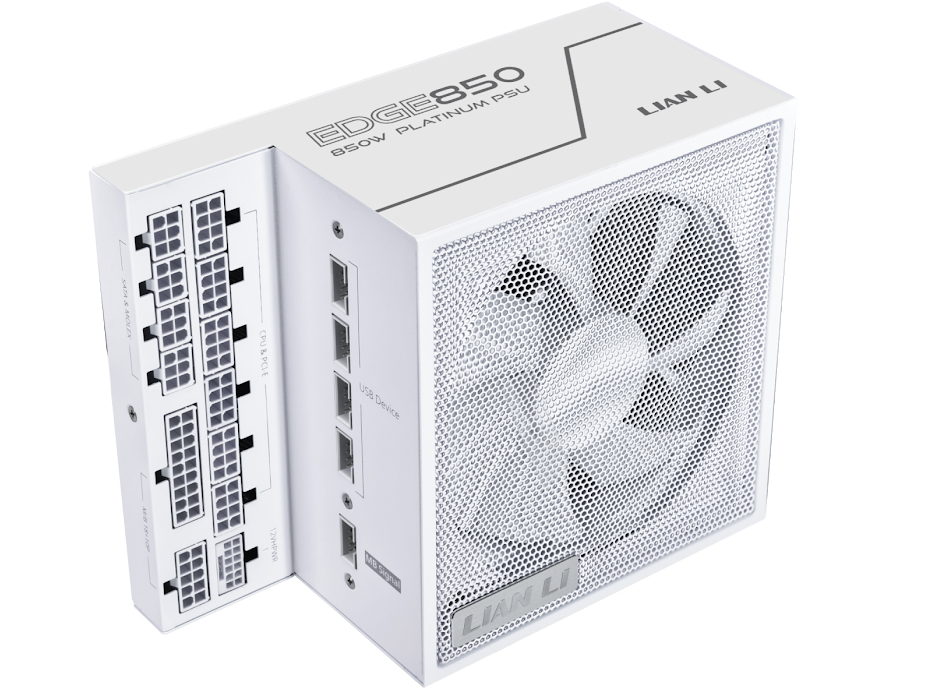 USBハブ内蔵のL字形状電源ユニット、Lian Li「EDGE」シリーズ850W