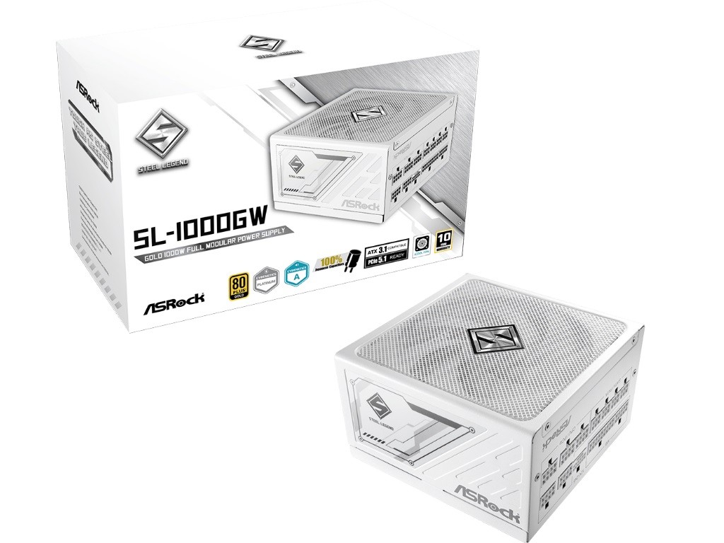 ASRock SL-1000GW 1000W 電源ユニット ASRock Steel Legend SL-1000GW