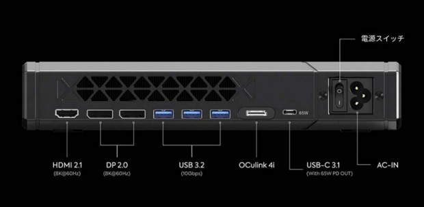 リンクス、Radeon RX 7600M XTを搭載するMINISFORUMの外付けGPU「MGA1