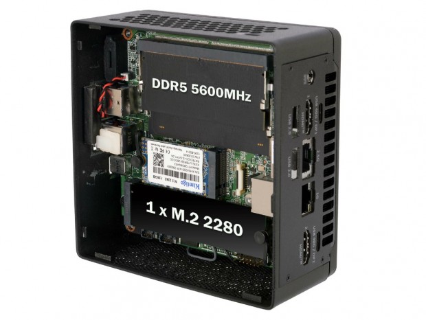 4Kの4画面出力に対応するCore Ultra 5 125H搭載小型デスクトップ 4Kの4画面出力に対応するCore Ultra 5 125H搭載小型デスクトップ