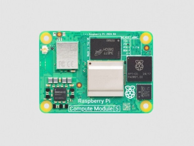 Raspberry Pi 5のモジュール版「Raspberry Pi Compute Module 5」が