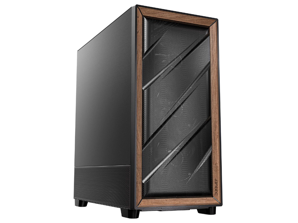 メタルメッシュ＆ウォールナットのフロントパネルを採用する