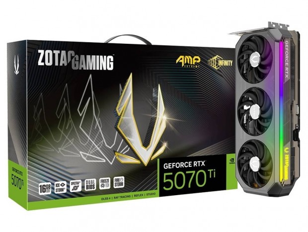 ZOTAC、GeForce RTX 5070 Ti搭載グラフィックスカード「AMP Extreme