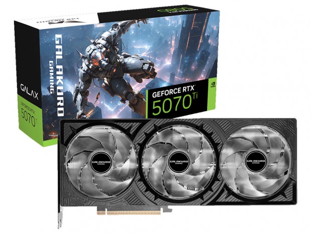 玄人志向、ホワイト色のGeForce RTX 5070 Ti「GK-RTX5070Ti 玄人志向、ホワイト色のGeForce RTX 5070 Ti「GK-RTX5070Ti
