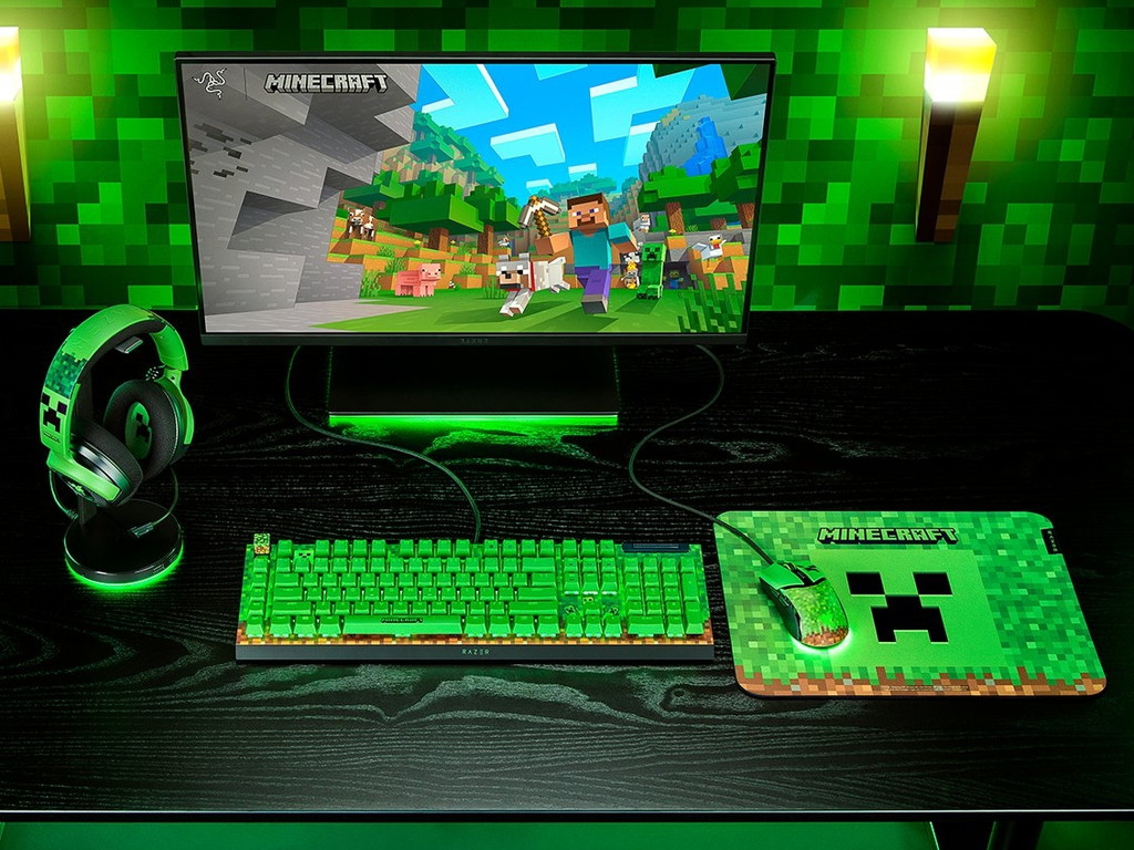 Razerの人気デバイスがマインクラフト仕様に。コラボデザインの「Razer