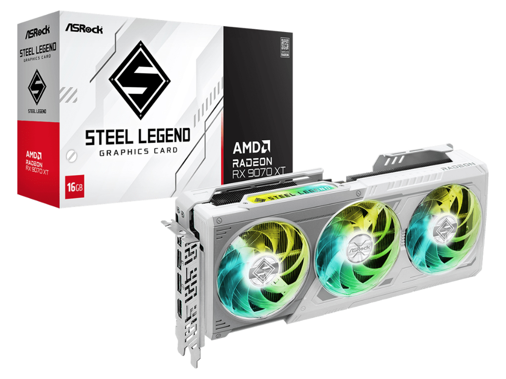 今日のお買い得) ASRock「Steel Legend」のRadeon RX 9070 XTが27