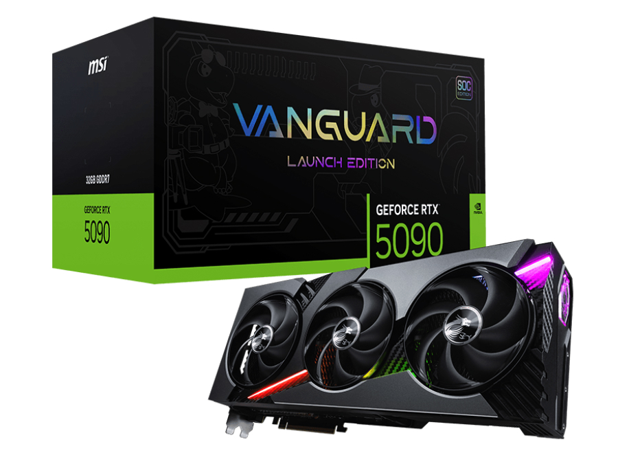 MSI GeForce RTX 5090 新品未開封！ MSI「VANGUARD」シリーズからGeForce RTX 5090グラフィックスカード計2