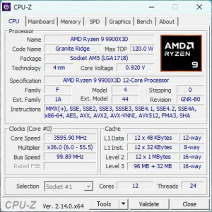 Ryzen 9 9900X3D