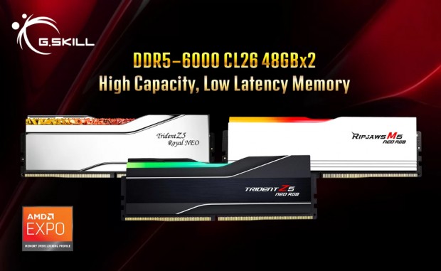 DDR5-6000 CL26 48GBx2 