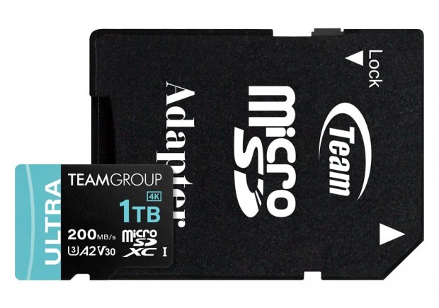 Team、4K動画撮影やゲームの起動に向く最大200MB/sの高速microSDXCカード