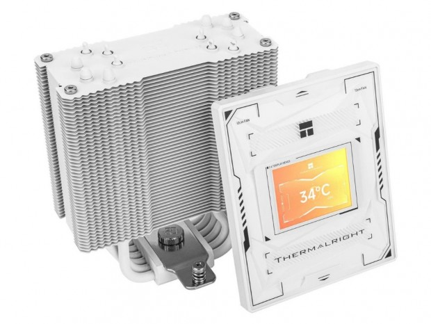 2.4型LCDを搭載するサイドフローCPUクーラー、Thermalright「Burst Assassin 120 Vision」