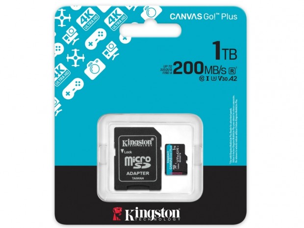 4K動画撮影に最適。最大200MB/sの高速microSDカード、Kingston「Canvas Go! Plus」