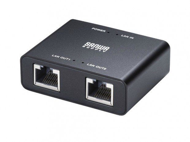 USB Type-C給電の小型3ポートスイッチングハブがサンワサプライから