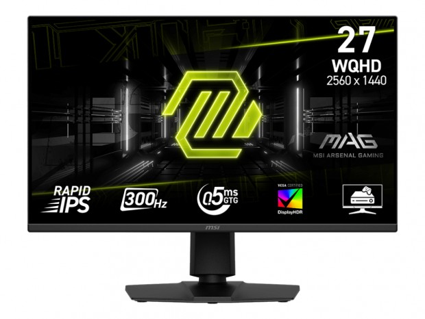 300Hz/0.5ms対応の27型WQHDゲーミング液晶、MSI「MAG 275QPF X30