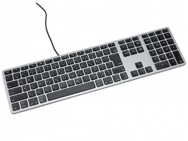 ダイヤテック、アルミ天板採用のMac向け薄型フルキーボードに新色「Space Gray」追加