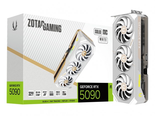 ZOTAC、真っ白な「IceStorm 3.0」クーラーを装備したGeForce RTX 5090のOCモデル発売