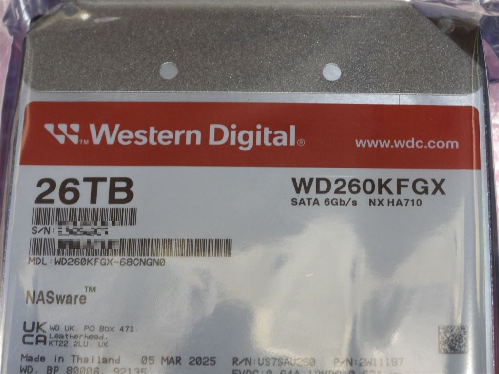 アキバ入荷情報) Western DigitalのエンタープライズNAS向け高耐久HDD