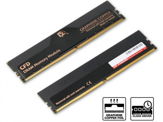 CFD Standard、グラフェン銅箔ヒートシンクを搭載したDDR5